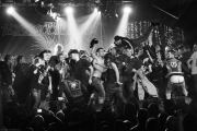 Crowd Surfing on Stage | The Exploited